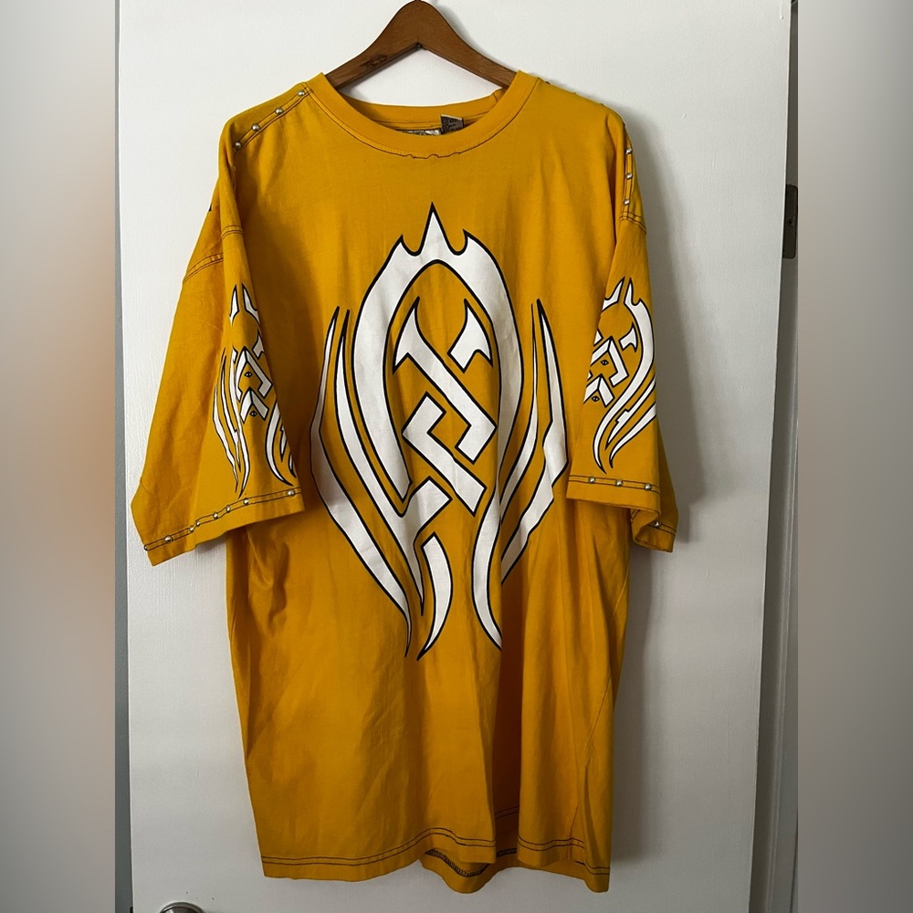 Evolution Vintage Cotton Short Sleeved Yellow Gold Tee